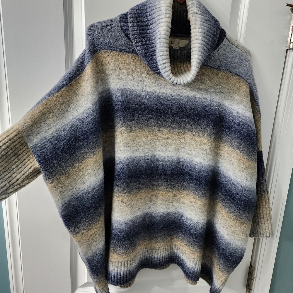 Loft Small Women's Cowl Neck Sweater